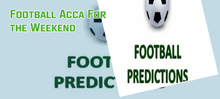 Football prediction for the weekend