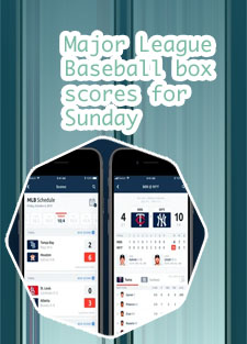 Mlb scores